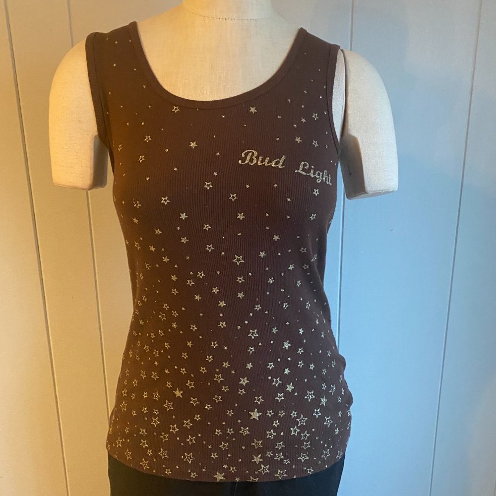 Bud Light Tank Top Brown Size XL NWOT